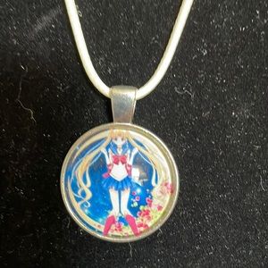 😀 NECKLACE GIRLS 16” NWOT Hand Crafted Myself Chitoge Kirisake Character